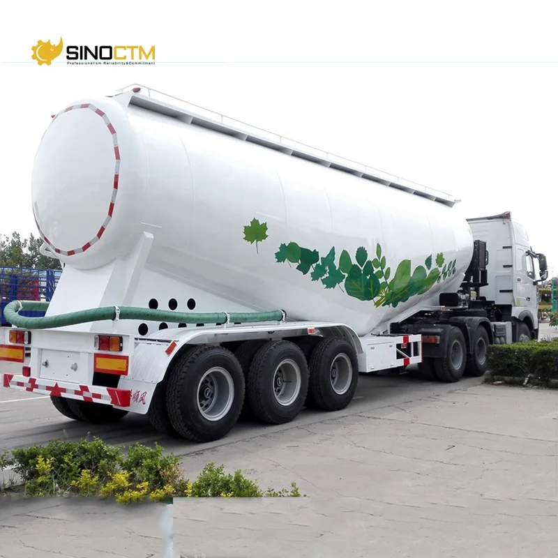 High quality 3 4 axle 40 tons 60 tons bulk cement tanker 45cbm cement bulk carrier transport cement bulk tank trailer