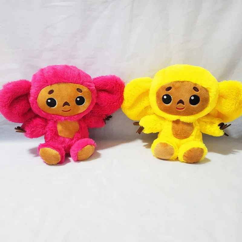 DIHAO Russia Cheburashka Big Ear Monkey plush toys for Children Big eyes Long Plush stuffed Animals Monkey dolls for boys girls