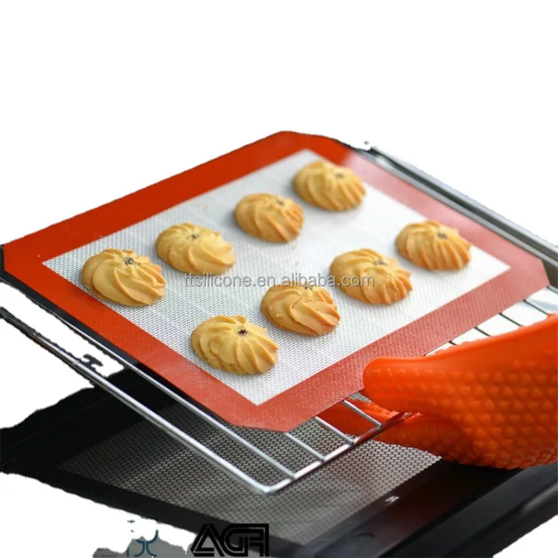 Custom Logo Pastry Mat Heat Resistant Reusable Kitchen Non-Stick Silicone Baking Mat For Bake Pastry Tools 20*30cm