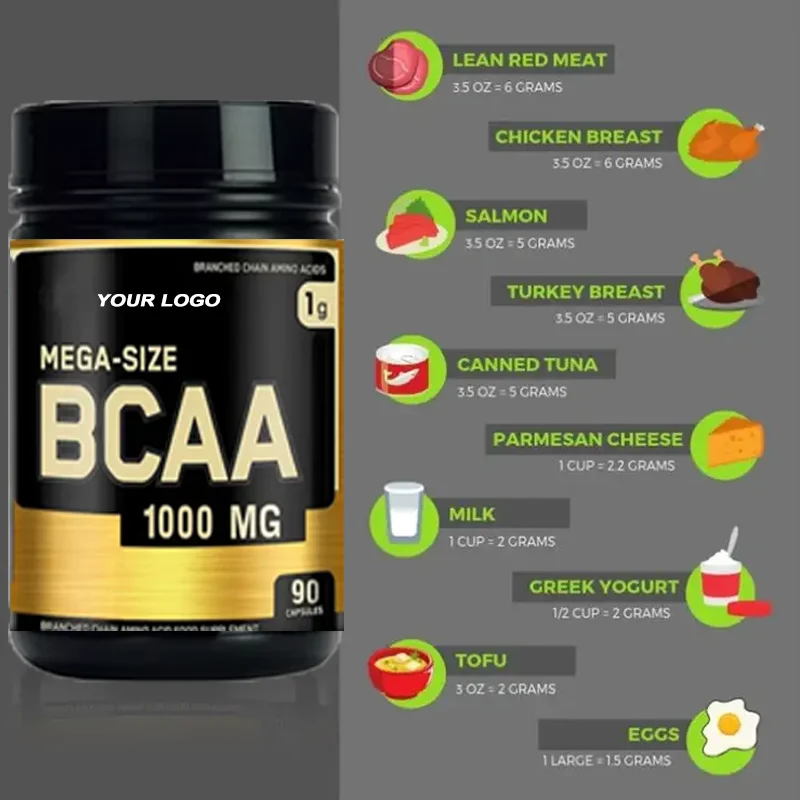 OEM BCAA энергетическая Спортивная добавка Креатин цитруллин бета-аланин капсулы для предварительной тренировки