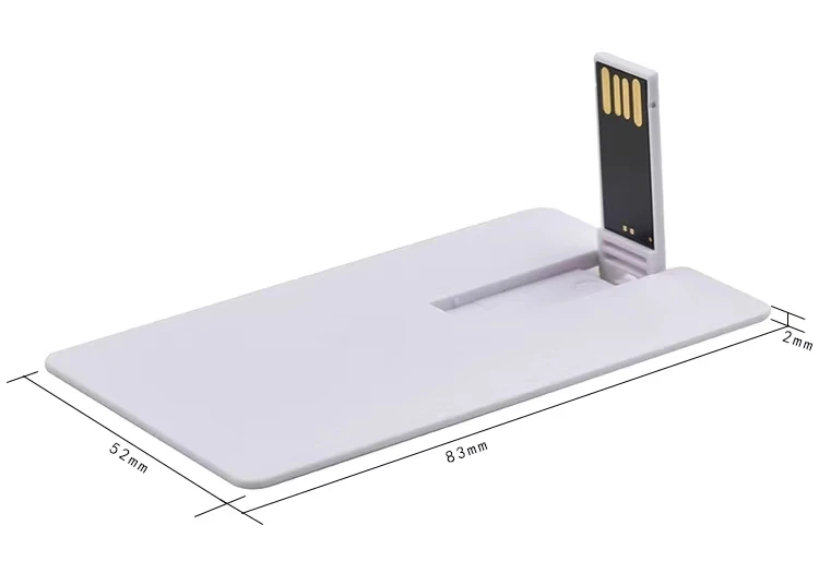 Factory Wholesale Promotion Gift Custom Logo 4GB 8GB 16GB 32GB Business Credit Card Usb Flash Drive Advertising Usb 2.0/3.0