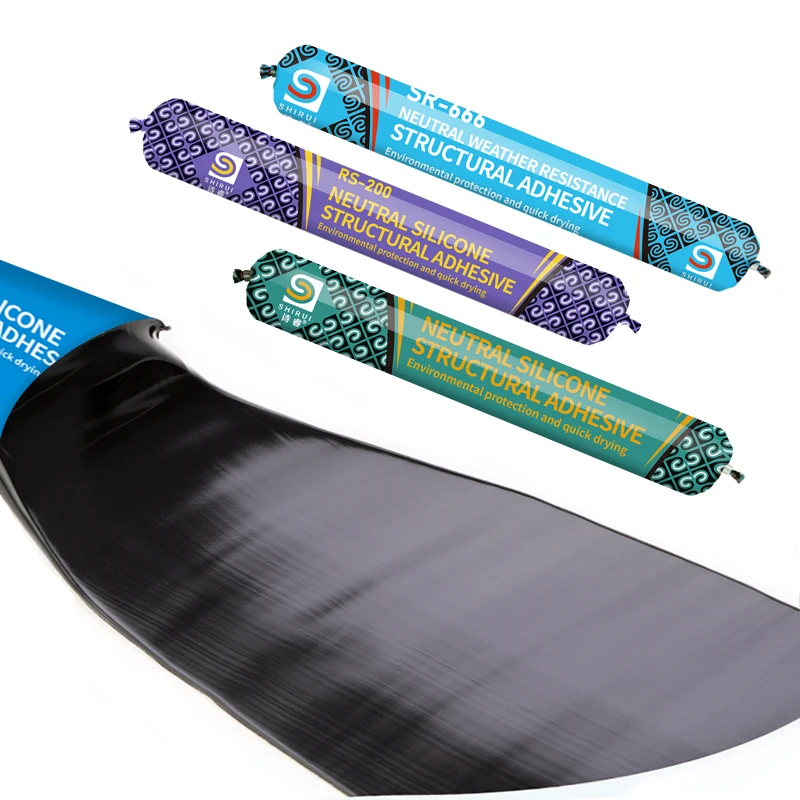 Neutral silicone weather resistant structure adhesive building decoration anti-mildew engineering structure adhesive