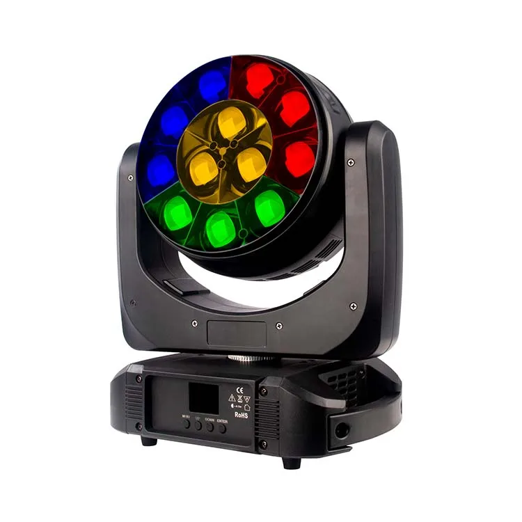 Pixel Control Stage Light 12x40W Led Wash Moving Head Light for Party Disco Night Club