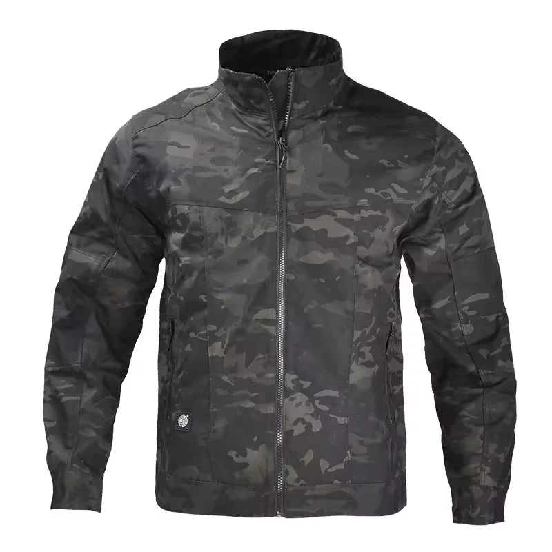 Wholesale high quality menswear outdoor menswear battle trench coat camouflage jacket  tracksuit hunting suit tactical jacket