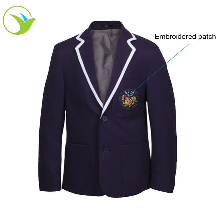 
Custom 10-17 years old stylish formal winter japanese student boys girls navy school uniform kids blazer for school teens suit 