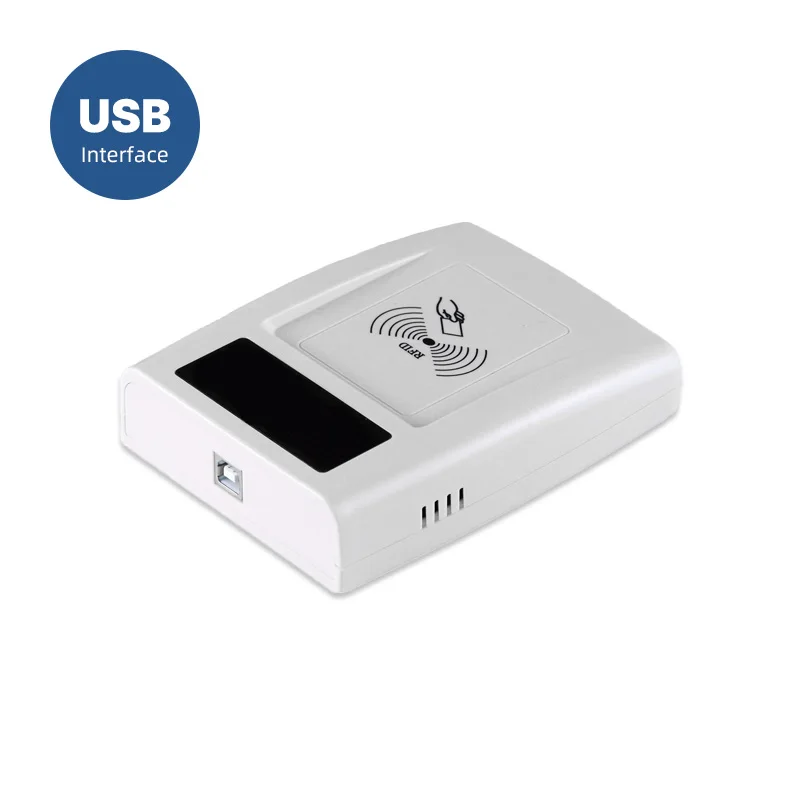 Factory UHF 860~960MHz EPC GEN2 access control system rfid reader usb desktop uhf rfid reader writer for Card issuing management