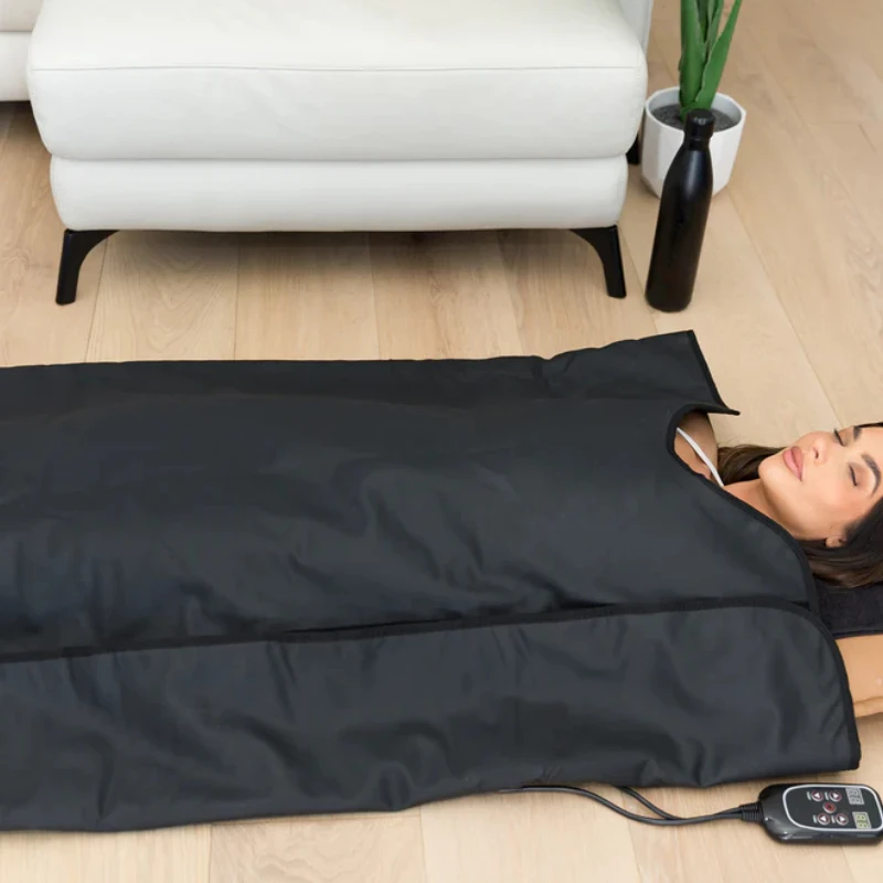 Custom LOGO Portable far infaraed sauna blanket PU leather PVC waterproof for sale