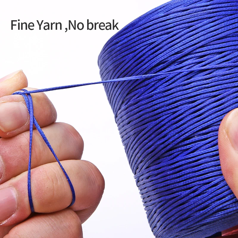 Wholesale Leather Sewing Stitching Flat Waxed Thread 150D 50M Wax String Flat Waxed Thread