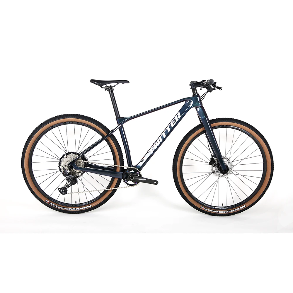 Factory direct supply super light carbon mountain bike rigid carbon fork 27.5 29er DEORE 12speed grave bike for sale