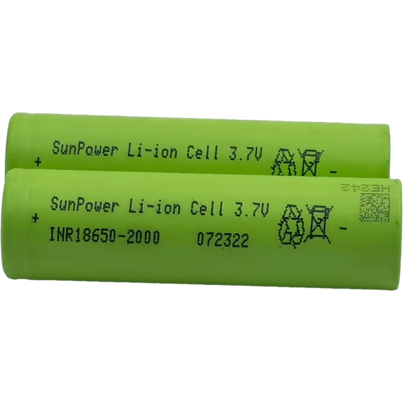 Genuine new 18650 lithium battery 3.7V 2000mAh rechargeable battery
