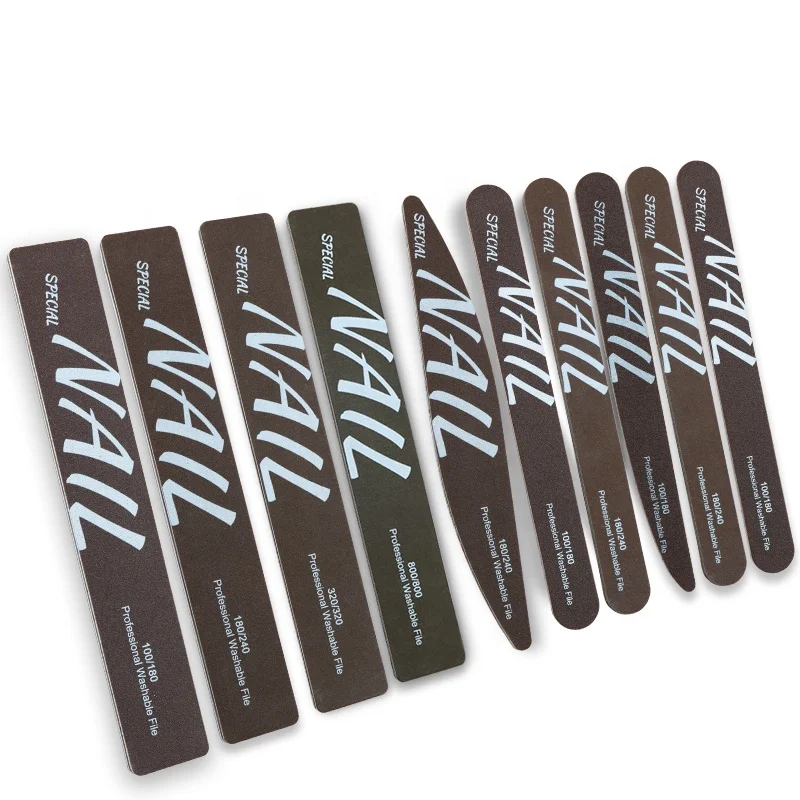 Super Quality New Nail Enhancement EVA Thickened  Double Sided Manicure Polishing Strip Red Eagle Brown Sandpaper Nail File