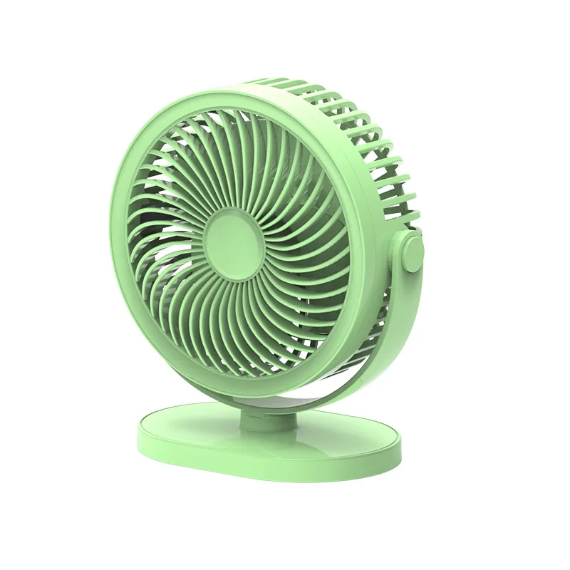 Cartoon Style Large Wind USB Charging Fan Rotating Suspension Design Students Kids Plastic Stainless Steel Manufactured Desktop