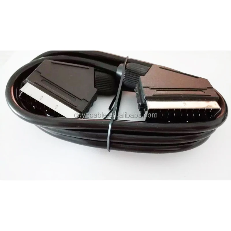 Spina SCART da 1 5 M a spina кабель TV DVD FREEVIEW BOX 21 pin