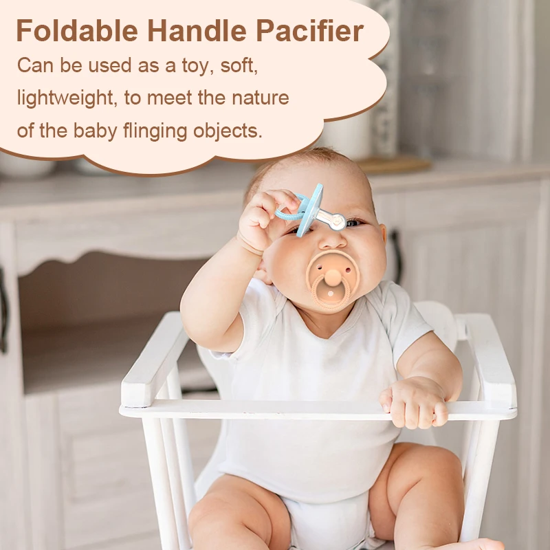 Wholesale 2024 New Pacifier Baby BPA-Free Silicone Baby Soother Pacifier Soft Nipple Type for 0-12 Months New Baby Gift