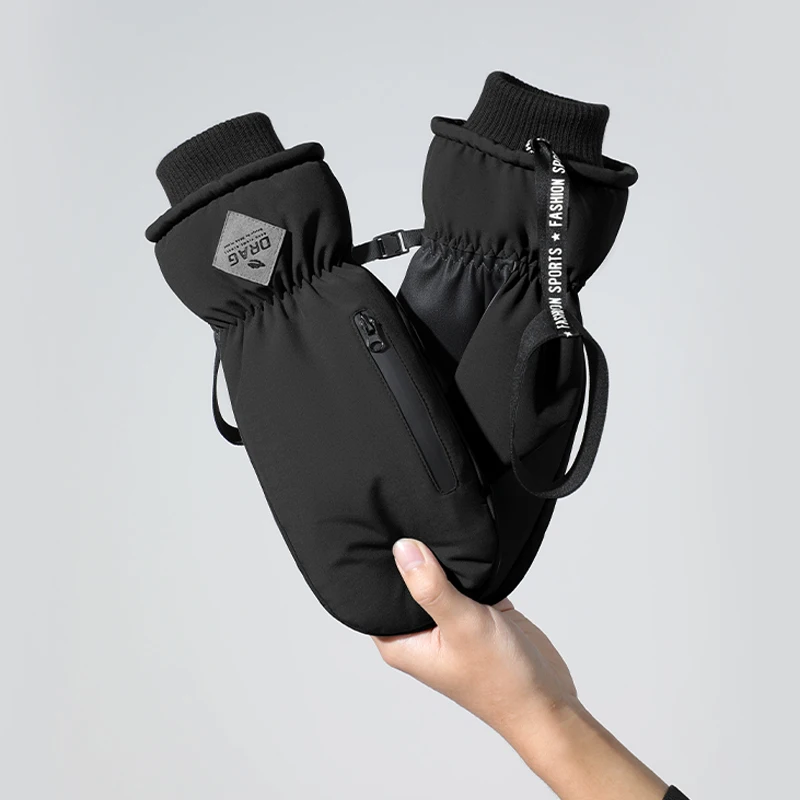 Fashion Customized Snowboard Outdoor Touch Screen Motorcycle Mittens Men Snow Ski Waterproof Gloves