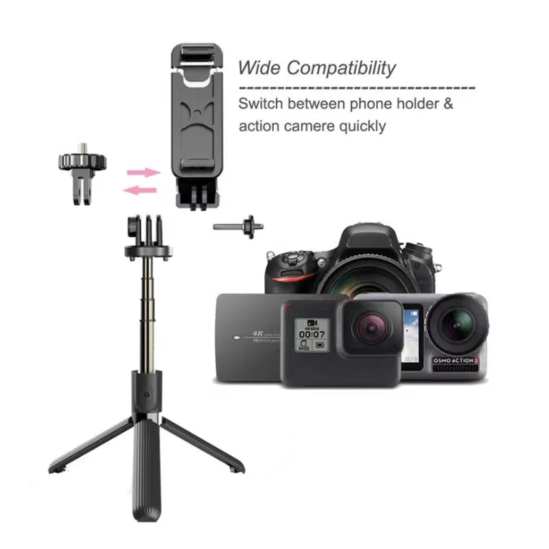 Kaliou L03s Mini  Portable  Professional Dslr Vlog Video Mobile Phone Camera Stand Tripod Selfie Stick