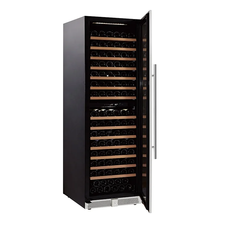 
Wholesale Counter Height Wine Fridge, Electrical Wine Bottle Cooler 2 Doors Bodega 