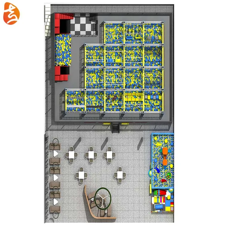 Hot sale indoor children safety american kids indoor playground equipment obstacles course Ninja warrior