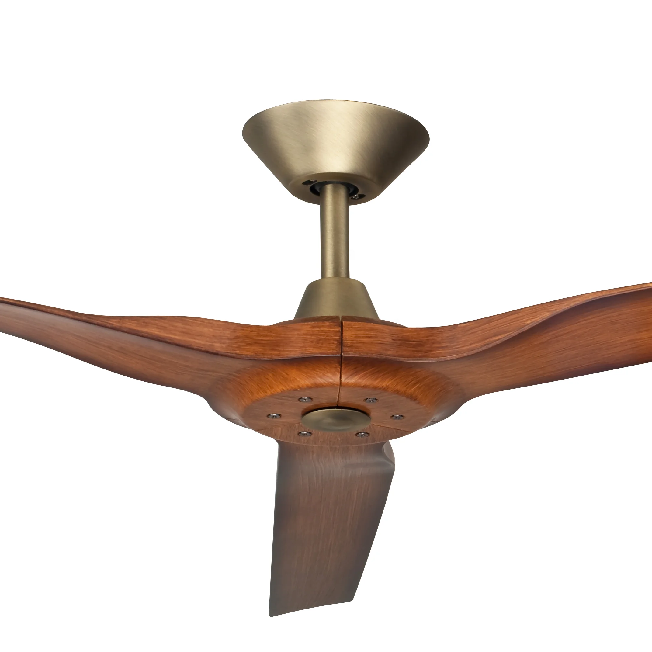 60 inch House Decorative Air Cooling Fan Modern Brushed Nickel DC Ceiling Fan, 3 ABS Blades, include Remote Control