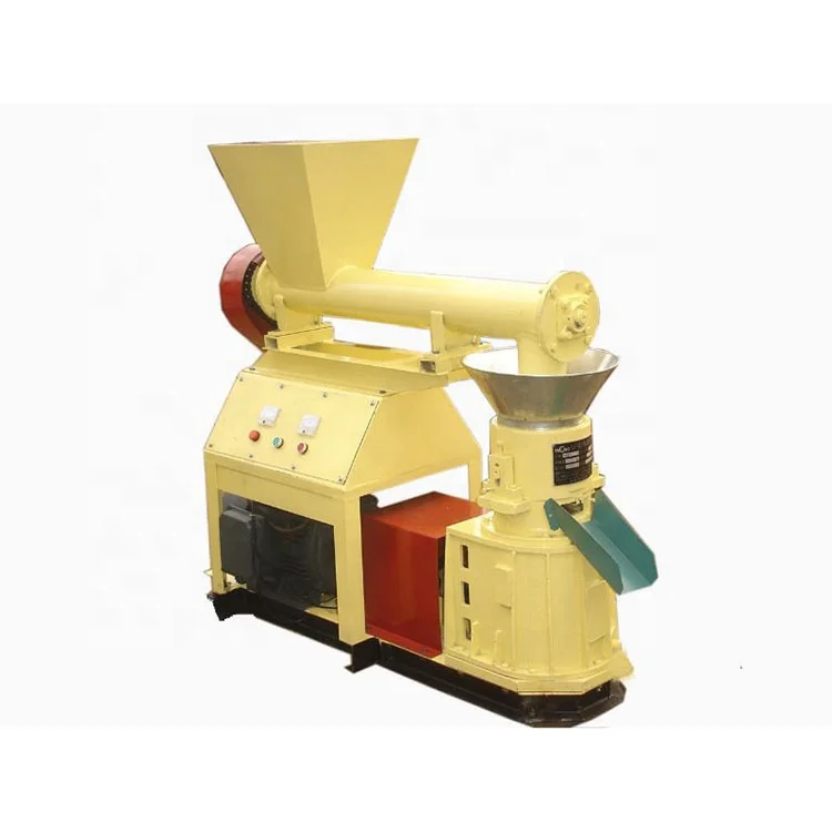 100-300 kg/h Small Wood Pellet Manufacturing Equipment Flat Die Pellet Mill ,Hot Sale Flat Die Pellet Machine