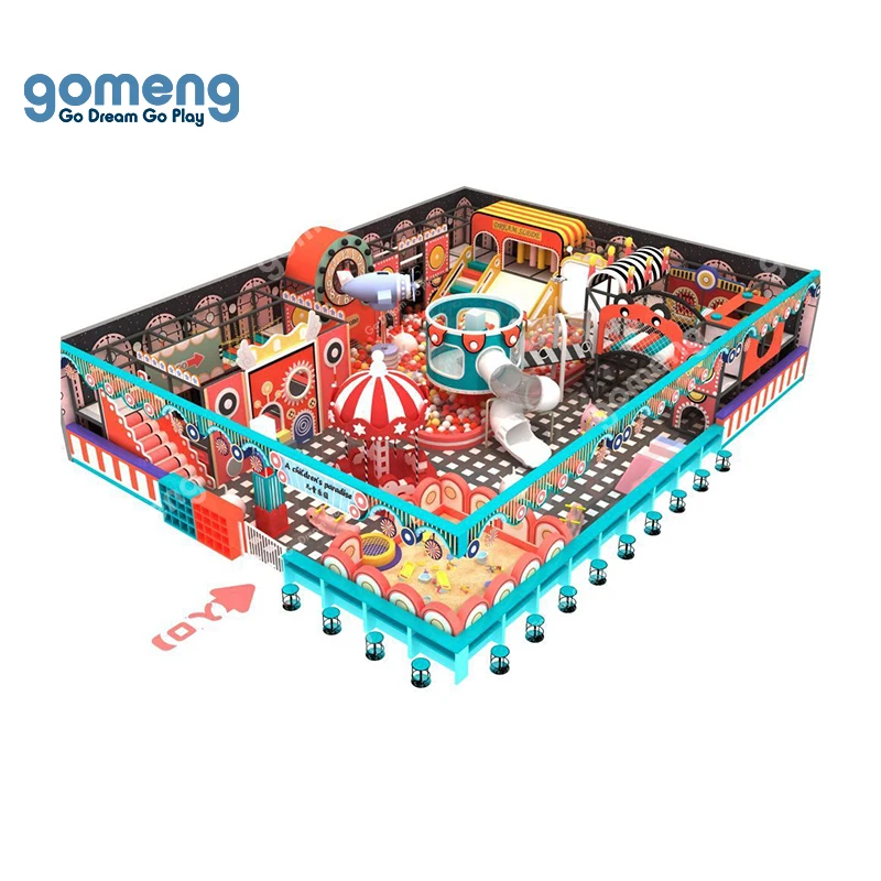 New Design City Amusement Park Indoor Kids Soft Entertainment Center Naughty Castle