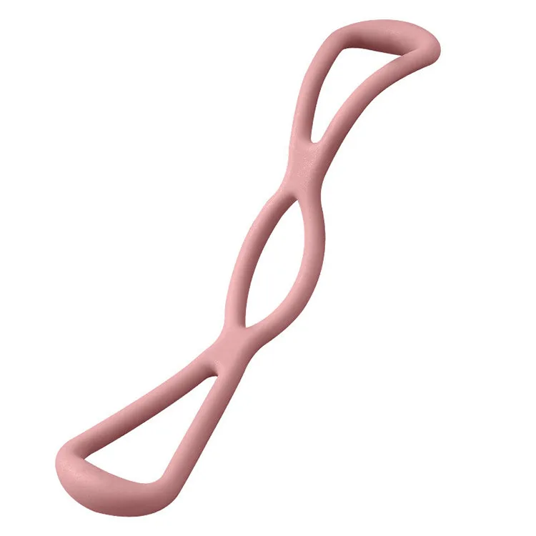 changnore Yoga fitness TPR high elastic resistance band belt tensioner spring exerciser slimming chest expander