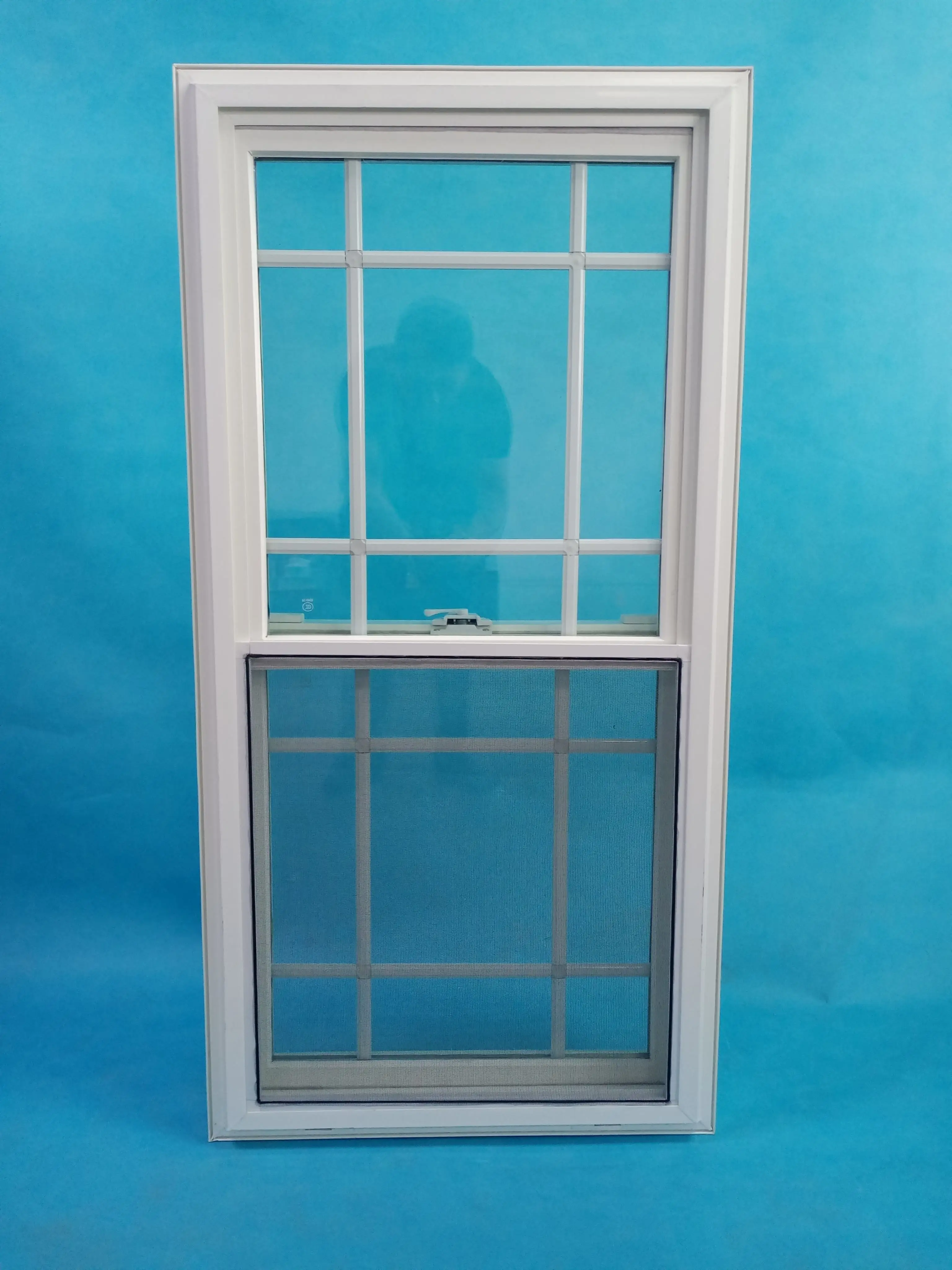 Canadian style Interior Home Upvc Windows Cheap Price Tempered Glass Grill Design Pvc Sliding Window