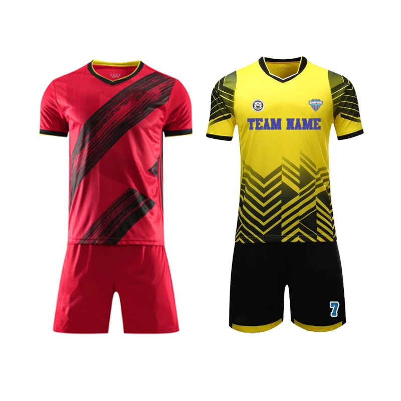 Термотрансферная печать короткий футбол Голландская футбольная майка Футбольная на