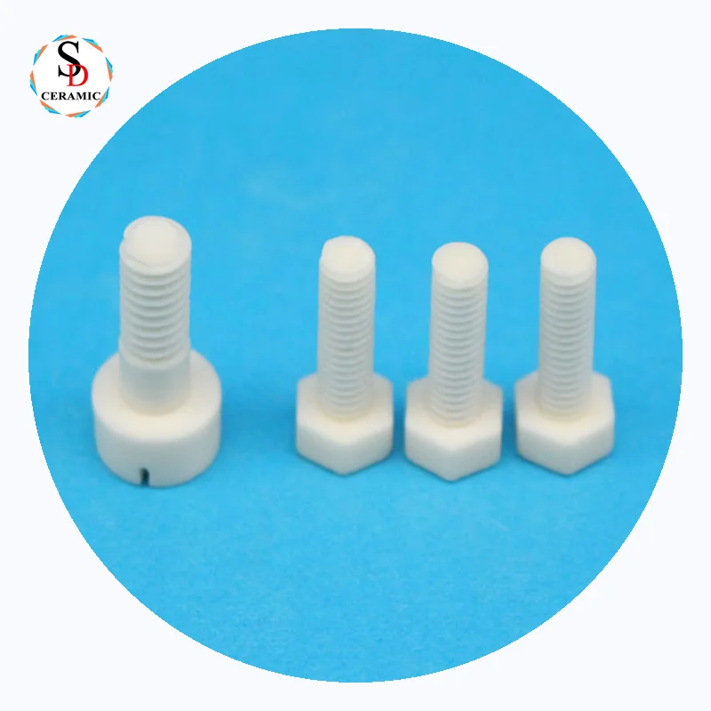 Wear And Heat Resistant Alumina Ceramic Screws Insulator