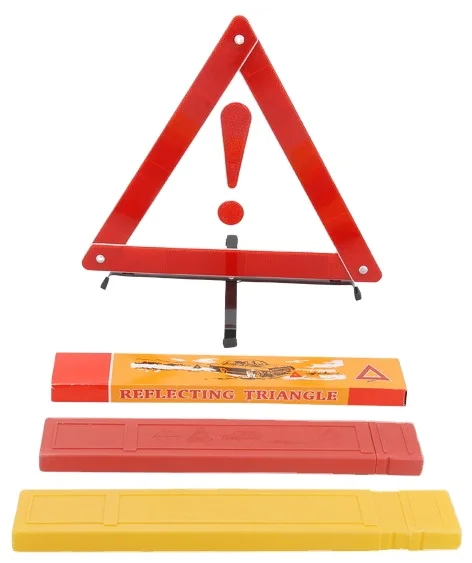 Highway Road Safety Emergency Car Sign Solar LED Warning Reflecting Reflective Warning Triangle
