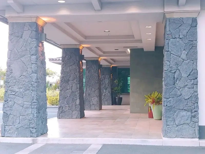 Irregular Random Shape Black Volcanic Basalt Lava Stone Veneer For Exterior Wall