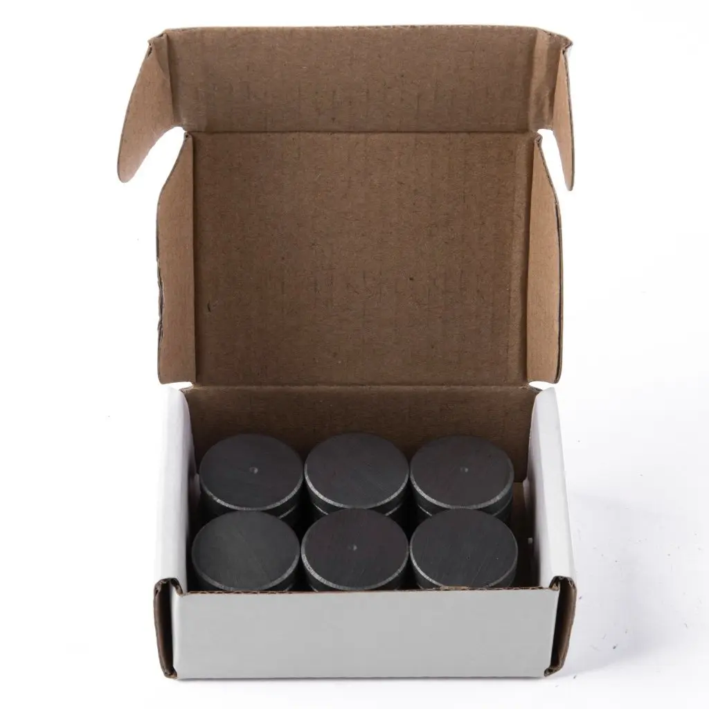 magnet manufacturer custom ceramic magnets round shape with dimpole