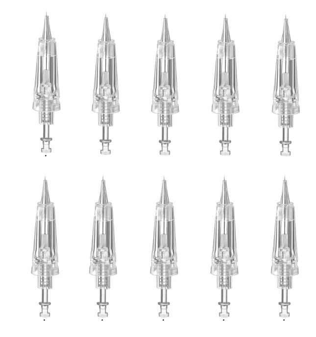 Shape Permanent Makeup Needle Cartridge Disposable Tattoo Needles For Ombre Powder Brows Microblading (1P/1R/1RL)