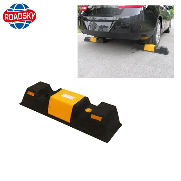 Factory Price Non-Slip Rubber Car Wheel Stopper