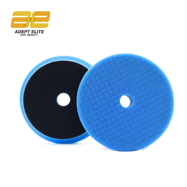 Private Logo Cross Line Scratches Remover Pad 5.5 Inch Face with 5 Inch 125mm Backing Plate Compound Buffing Sponge Pads