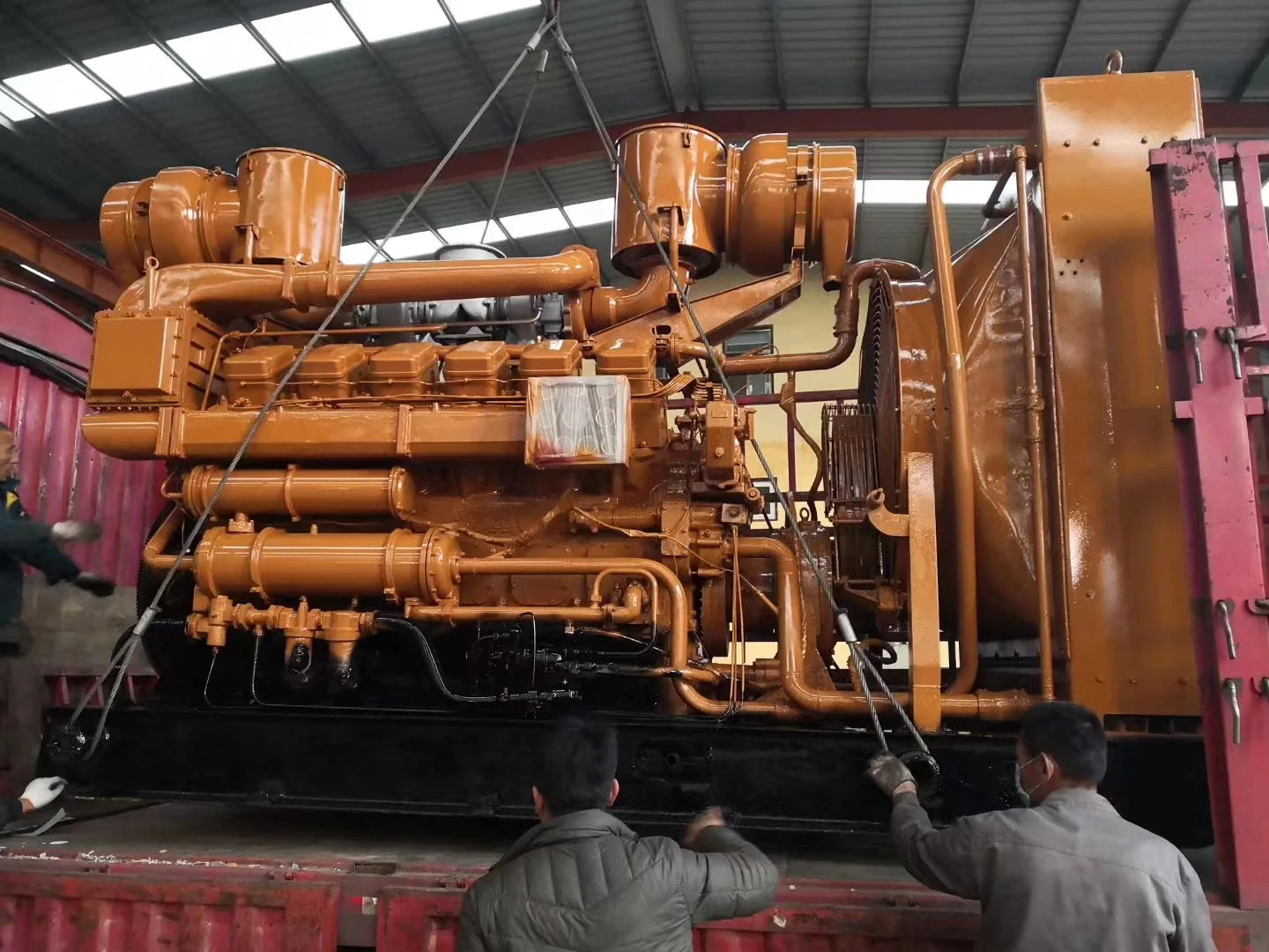 Завод 400Kw 500Kva cng Газовый генератор 50 Гц 3-фазный