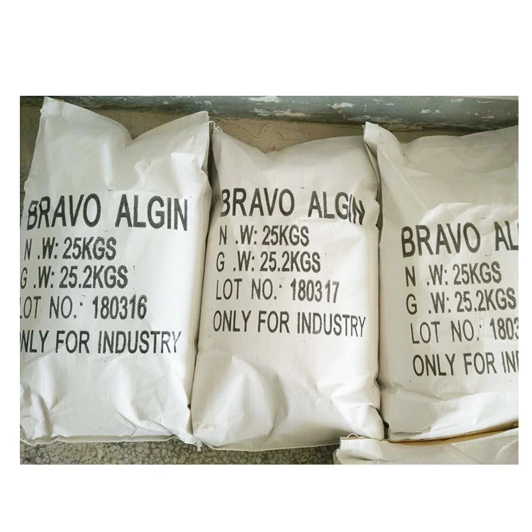 Factory price White powder Food Grade Sodium Alginate with Different Viscosity As Thickener