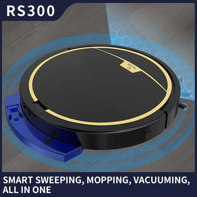 Hot Sale Intelligent Automatic Floor Sweeper USB-Charging Wifi Gyroscope Smart Cleaning Wet Dry USB Battery Household Use