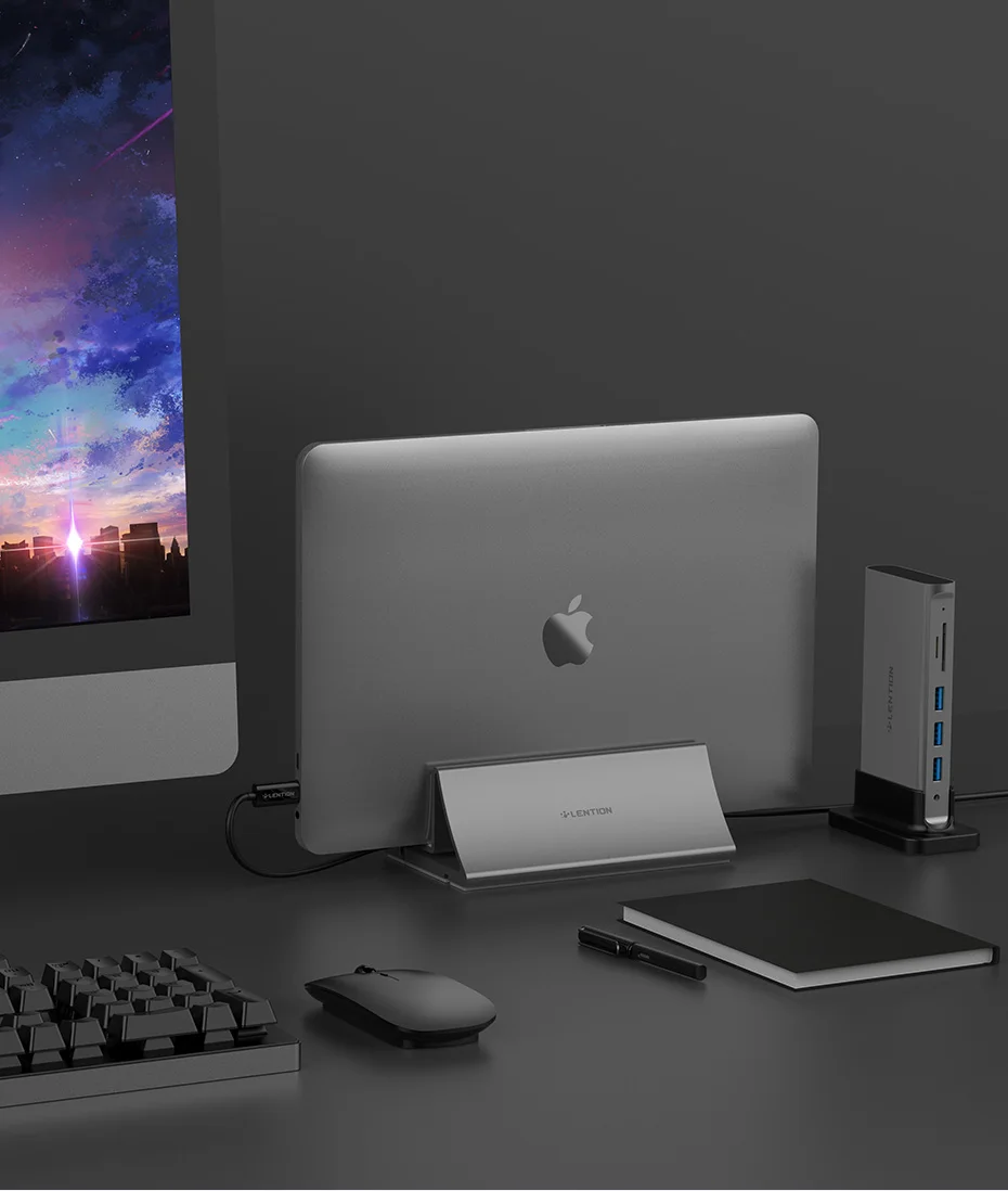 Алюминиевый Портативный Регулируемый Многофункциональный настольный подставка для ноутбука с USB-вентилятором охлаждения