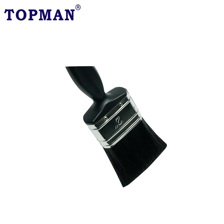 2 inch flat paint brush with plastic handle