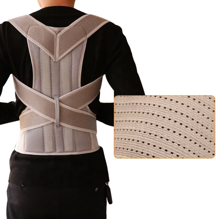 Hot Selling Unisex Waist Support Adult Posture Correction Vest Braces Back Support Belt