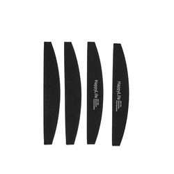 HappyLife OEM Salon Customized High Quality Emery Board Zebra Grit 100 180 Private Label Sandpaper Nail File