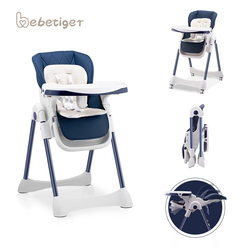 Multifunctional Wholesale cheap kids portable travel foldable swing baby dining high chair with high quality