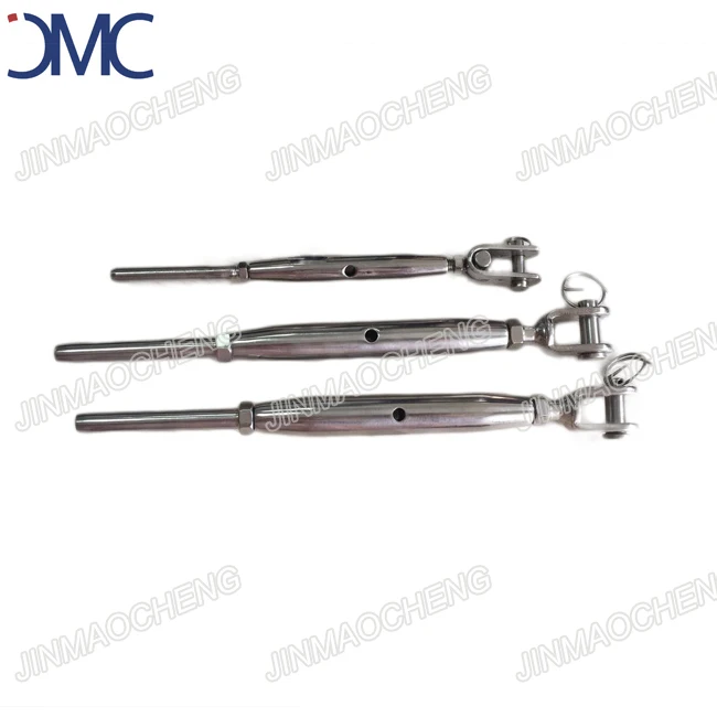 Construction Stainless Steel Closed Body Turnbuckles Fork&Terminal Rigging Screw Turnbuckles Cable Railing Hardware