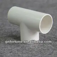 16mm 20mm 25mm 32mm 40mm  Equal Tee PVC Plastic  Electrical Pipe fittings