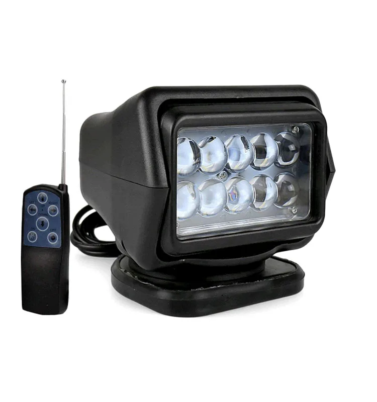 Spot rotating 12volt 7inch 50w led long range outdoor search light 5000 lumens