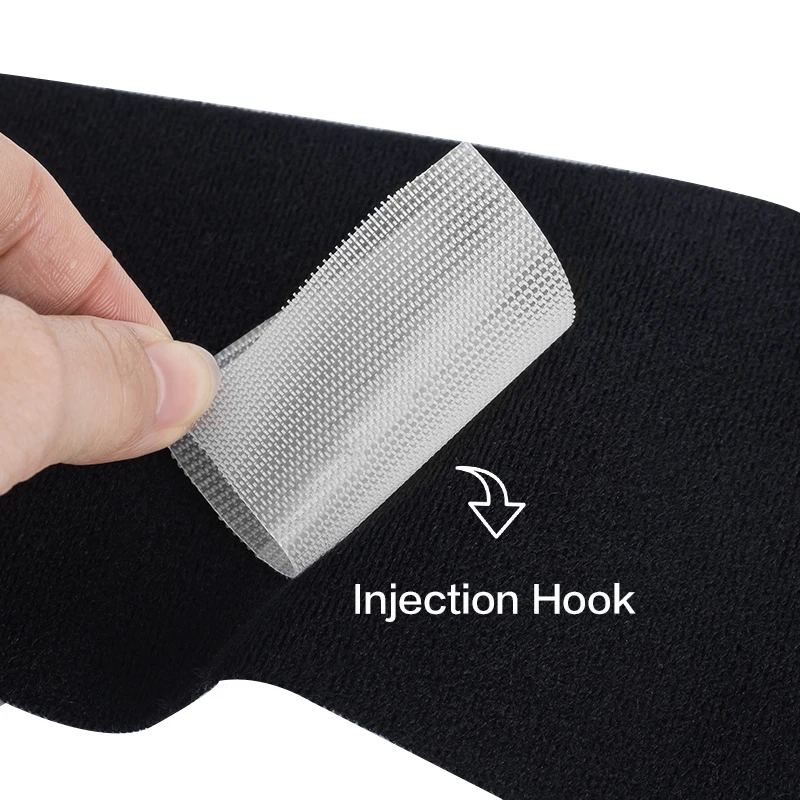 black and white injection molded plastic hook nylon sewing garment accessories molded injection hook