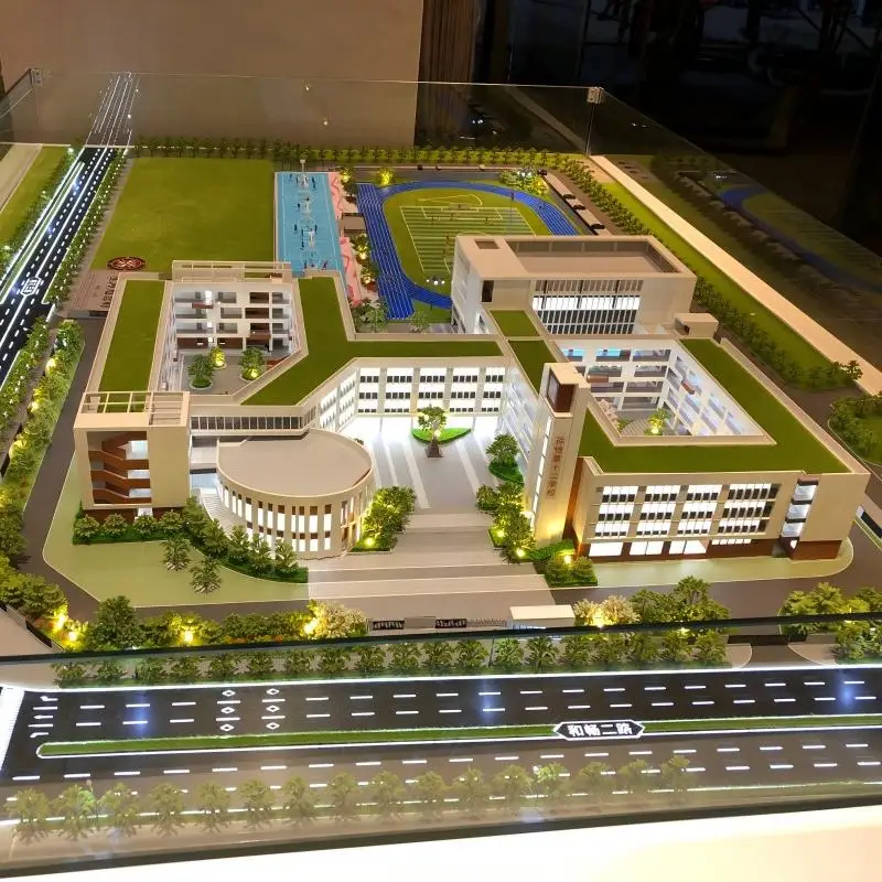 public school  building architecture scale model  school construction church building diorama architecture school design