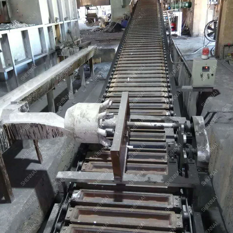 производственная литейная линия для литья медных слитков