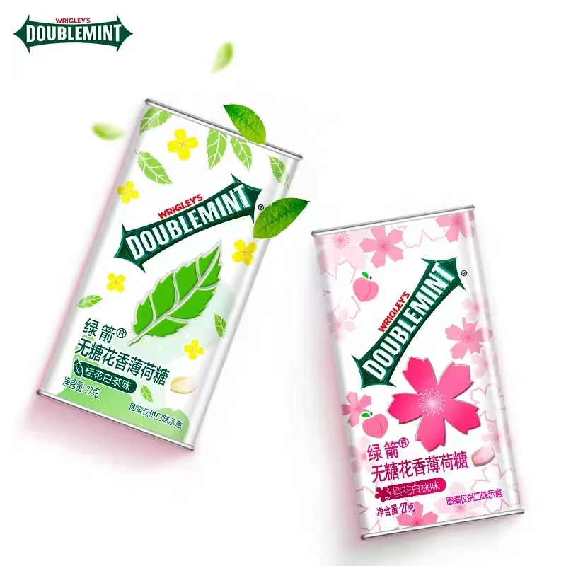 Chinese  Chewing Gum Sugar Free Chewing Gum 27g Floral Mints Mint Flavored Osmanthus White Tea Flavor
